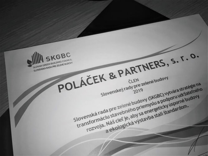 WE BECAME A MEMBER OF SLOVAK GREEN BUILDING COUNCIL