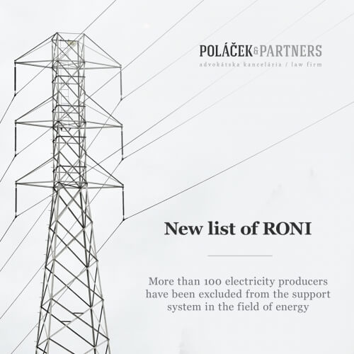NEW RONI LIST: MORE THAN 100 ELECTRICITY PRODUCERS LOSE AID, AND APPARENTLY THEIR BUSINESS AS WELL