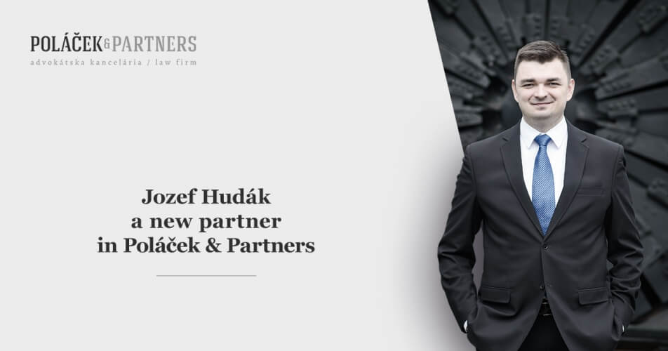 Jozef Hudák named partner at Poláček & Partners