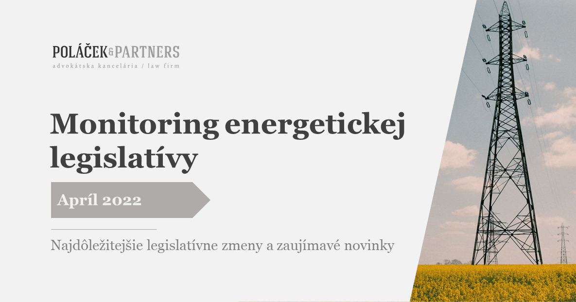 Novinky v energetike za apríl 2022