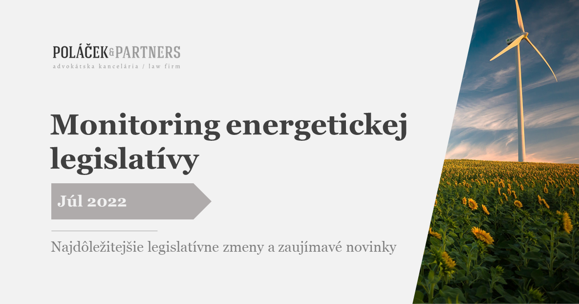 Novinky v energetike za júl 2022