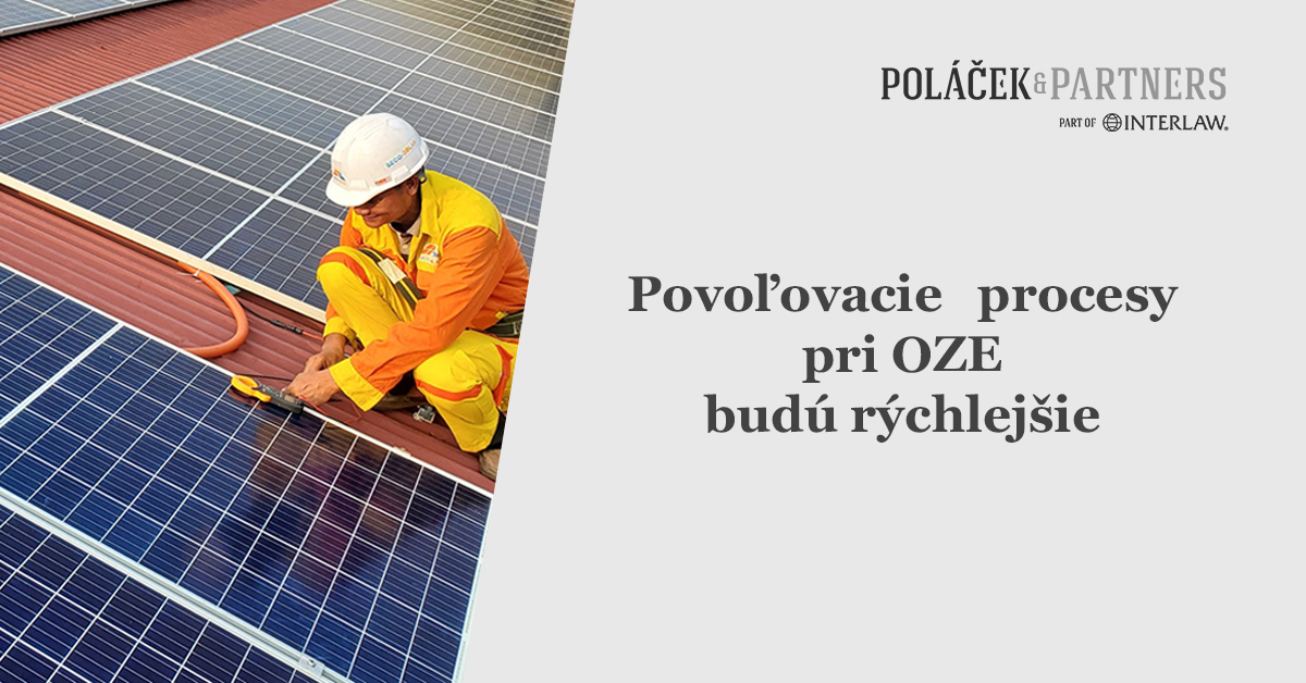 Povoľovacie procesy pri OZE budú rýchlejšie