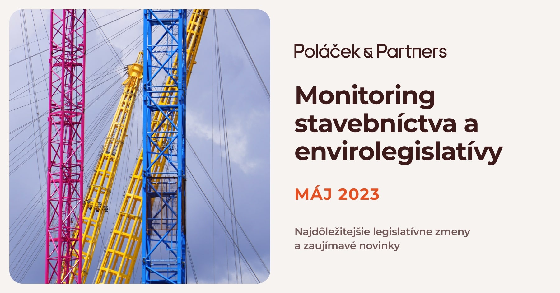 Novinky v stavebníctve a envirolegislatíve za máj 2023