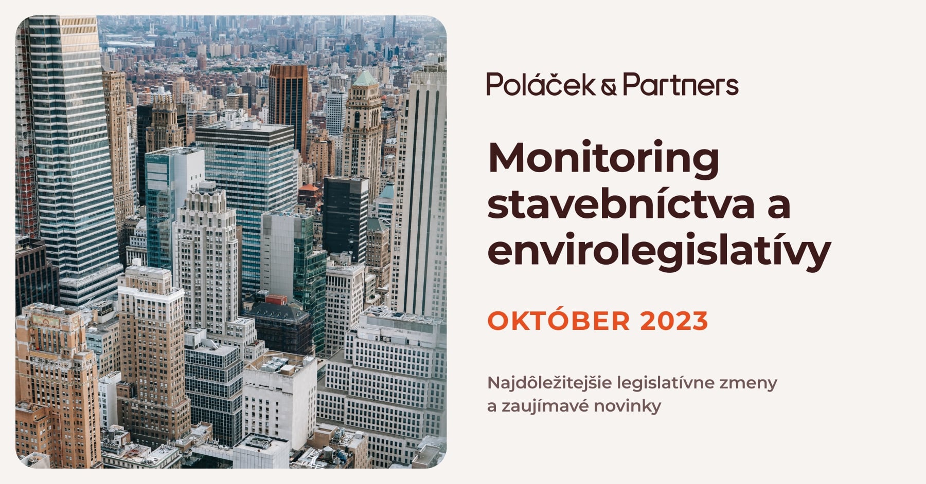 Novinky v stavebníctve a envirolegislatíve za október 2023