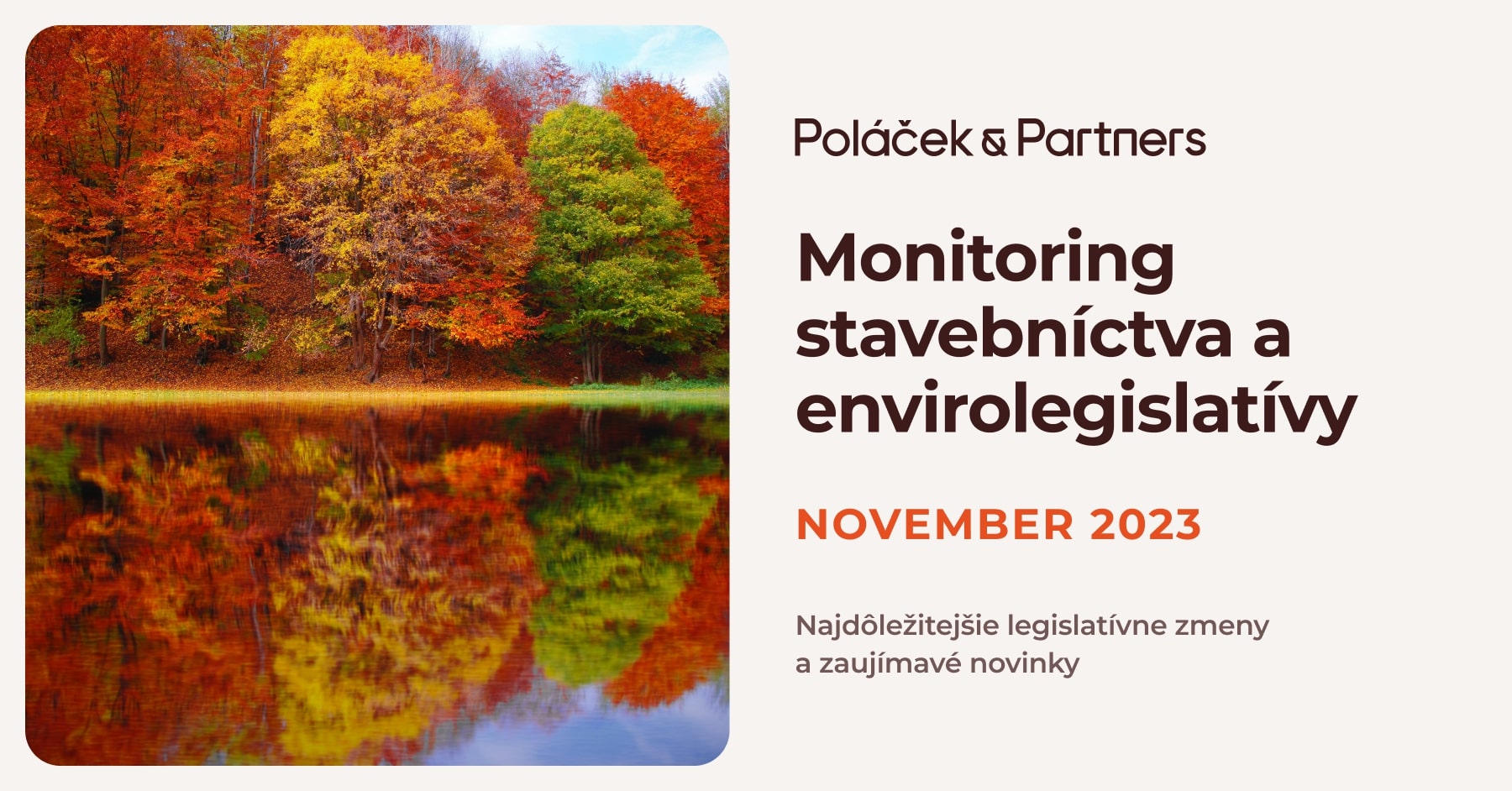 Novinky v stavebníctve a envirolegislatíve za november 2023