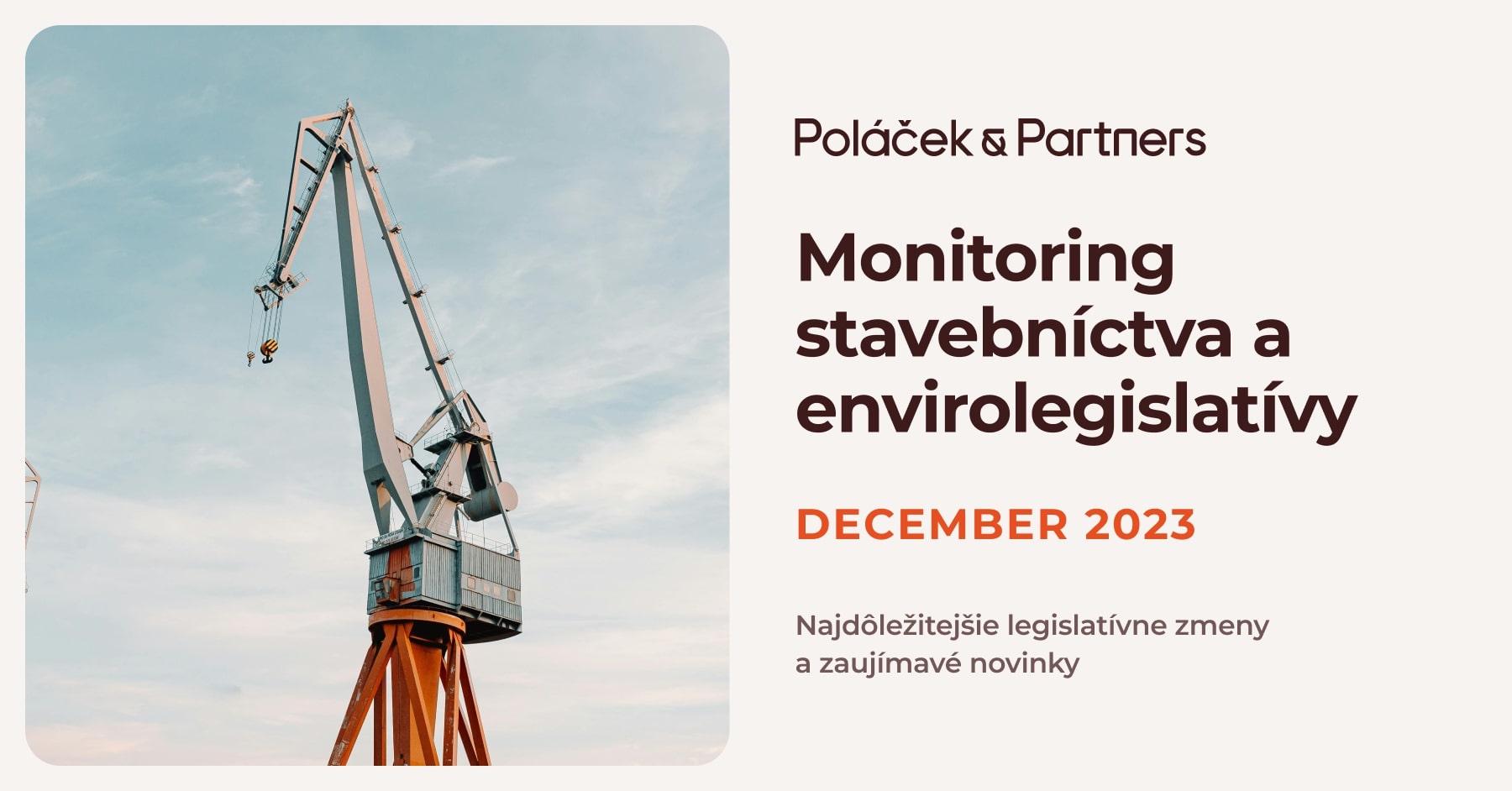 Novinky v stavebníctve a envirolegislatíve za december 2023