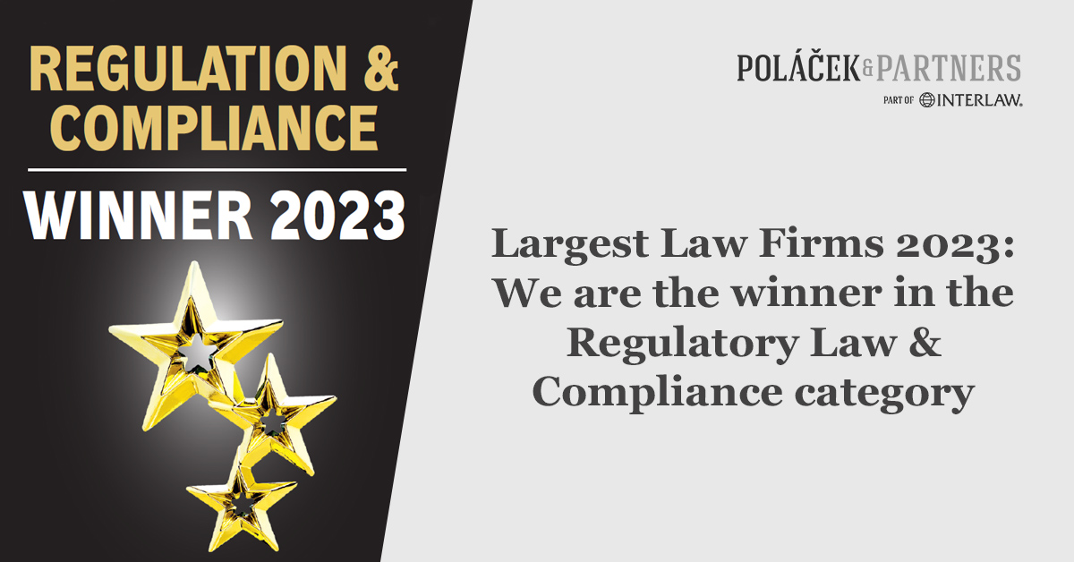 Largest Law Firms 2023: We are the winner in the regulatory Law & Compliance category