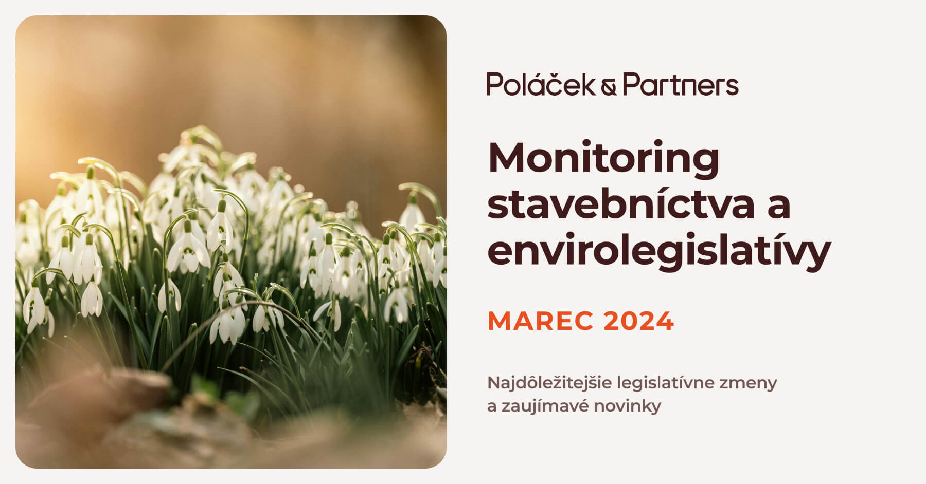 Novinky v stavebníctve a envirolegislatíve za marec 2024