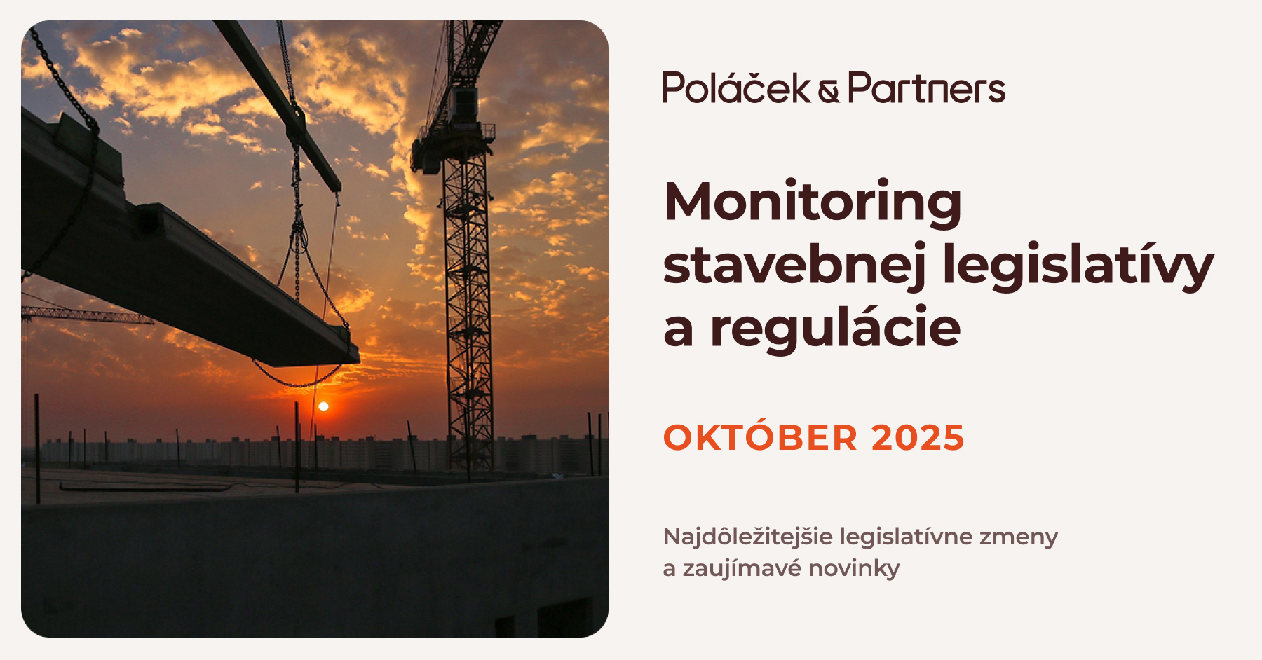 Novinky v stavebníctve za október 2025