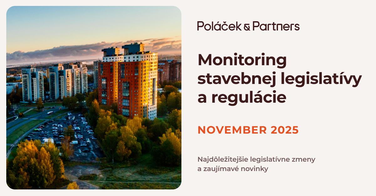 Novinky v stavebnej legislatíve a regulácii za november 2025