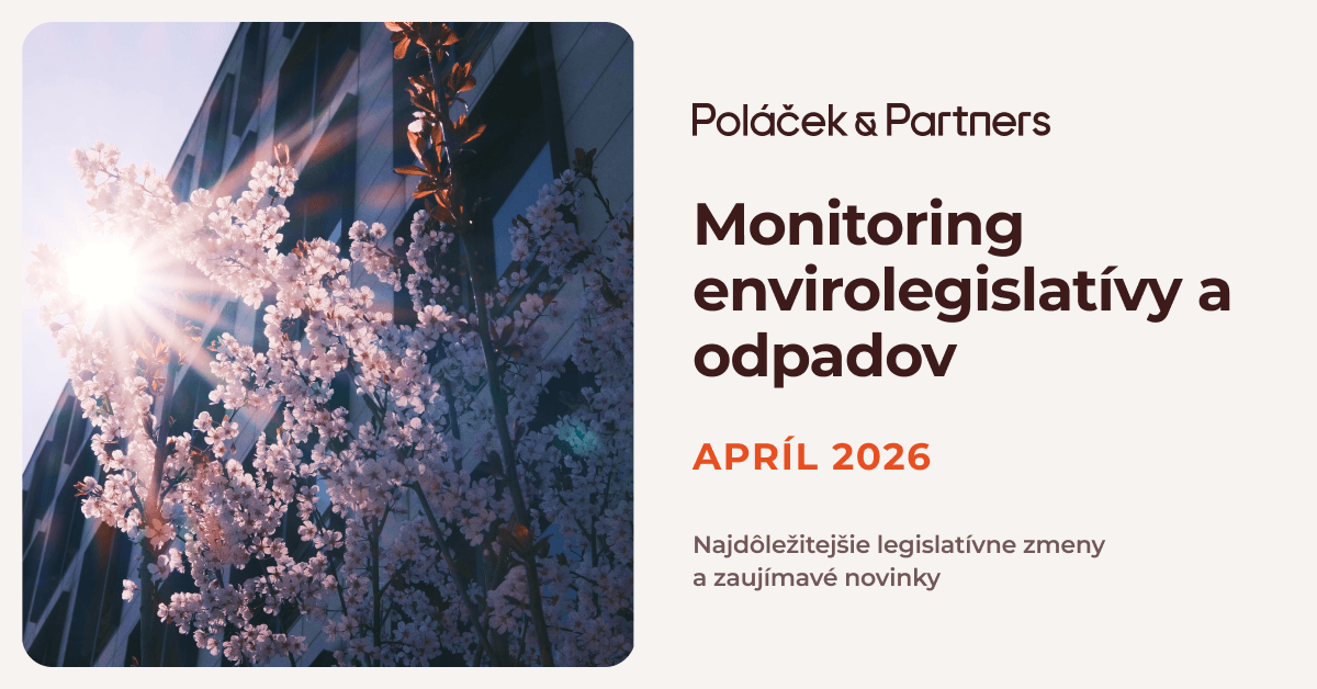 Novinky v envirolegislatíve a odpadoch za apríl 2026