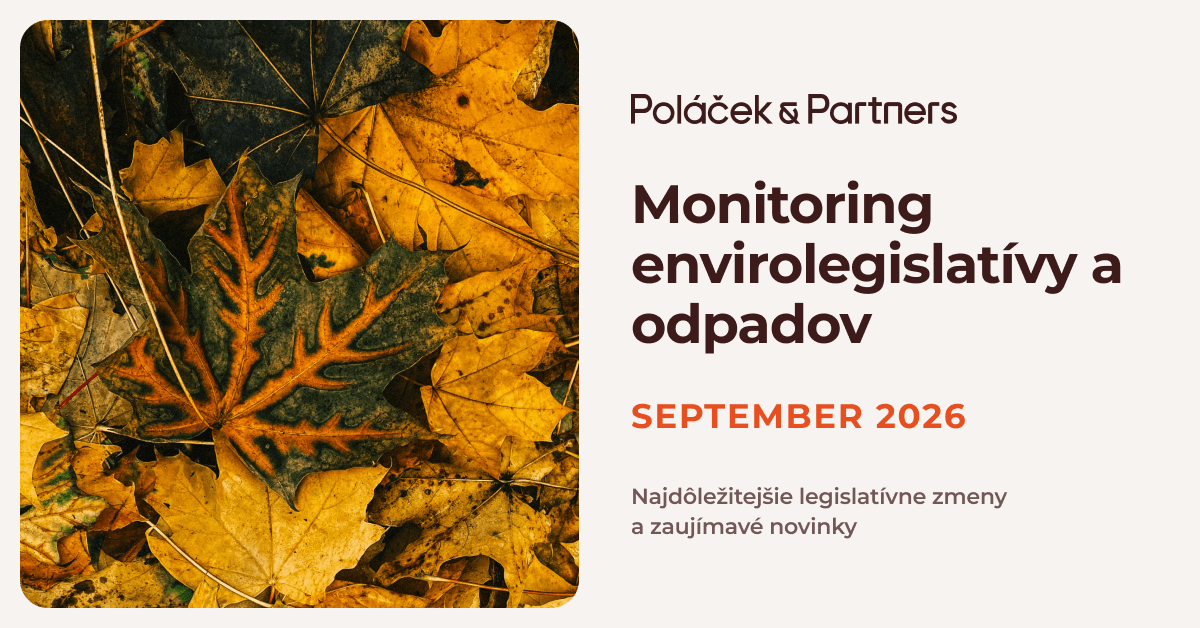 Novinky v envirolegislatíve a odpadoch za september 2026